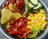 Hình bước làm 1 của món Salad cá ngừ