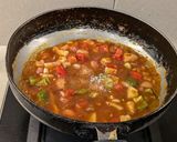A picture of step 7 of Manchurian Chaat.