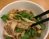 Hình bước làm 5 của món Mỳ chũ gà trộn (Phở gà trộn)