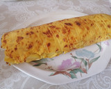 Foto del paso 3 de la receta: Rulo de tortilla de patatas con jamón y queso en Thermomix