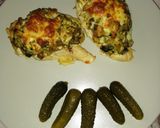 Gombás - tojásos töltelékkel megpakolt csirkemell recept fázis 3 fotója