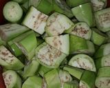 Foto langkah ke 1 dari resep Lodeh terong dan kacang panjang ala rumahan.