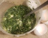 A picture of step 1 of Spinach patties.