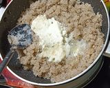 A picture of step 4 of Coconut Burfi.