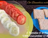 A picture of step 5 of Tomato Cucumber Sandwich.