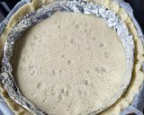 Une image de l'étape 1 de Tarte myrtilles et miel.