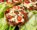 Foto del paso 6 de la receta: 💫Milanesas de calabaza a la napolitana 💫 Horneadas 💫 Salvado de avena y semillas 💫