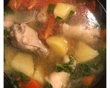 A picture of step 3 of Chicken Drumstick Soup with Potatoes 🍠 Served Hot.