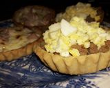 Foto del paso 4 de la receta: Mini tartas surtidas (jamón y queso/atún y huevo)