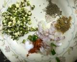 Moong sprouts Paratha recipe step 2 photo