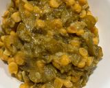 A picture of step 2 of Sponge gourd with chana dal.