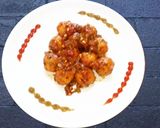 A picture of step 5 of Leftover Rice Manchurian.