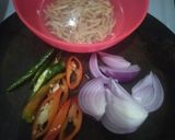Gambar langkah 1 resipi Sayur Lemak Kobis Campur Fucuk.