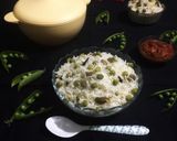 A picture of step 8 of Green Peas Capsicum Pulao.
