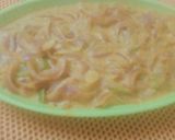 A picture of step 5 of Dahi pyaza.