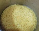 A picture of step 1 of Lemon Onion Rice.