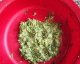 A picture of step 3 of Palak kofta curry.