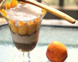 A picture of step 4 of Peaches N' Cream-Cobbler Chia Pudding.