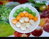 A picture of step 3 of Delicious tasty tricolour Tiranga sweet ladoo.