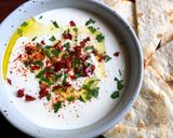A picture of step 2 of Yoghurt & Garlic Sauce.