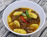 Hình bước làm 5 của món Bò Kho Chuối Sáp
