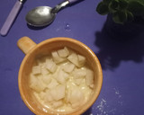 Foto del paso 5 de la receta: Bizcochuelo en taza de pera o manzana - SIN GLUTEN y SIN LACTOSA