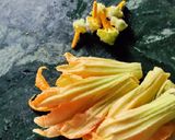 A picture of step 2 of Pumpkin Flowers Vada.