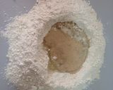 A picture of step 1 of Pan Amasado (Chilean Bread Rolls).