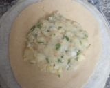 A picture of step 4 of Aloo Paratha with Masala Yoghurt.