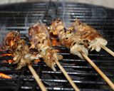 Foto langkah ke 5 dari resep Sate Jamur Tiram + bumbu kacang.