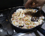 Foto del paso 3 de la receta: Arroz estilo chino (tres delicias) en 18 minutos