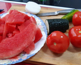 Foto del paso 1 de la receta: Gazpacho de sandía
