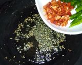 A picture of step 2 of Teriyaki rice, chicken salad with honey and orange dressing.