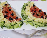 Foto del paso 1 de la receta: Ensalada en forma de sandía 🍉