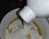 A picture of step 1 of Naan bread.