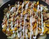 Foto del paso 5 de la receta: Salteado de vegetales y manzana🍎🧅🥯