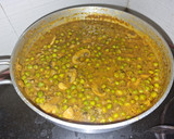 Indiai, gombás-zöldborsó curry (Matar Mushroom) recept fázis 7 fotója