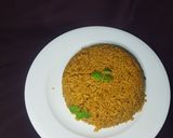 A picture of step 5 of Jollof rice.