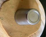 A picture of step 5 of Jaggery mathi.
