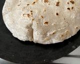 A picture of step 3 of Jowar Bhakri and vegetable (Pendbhaji Bhakri).