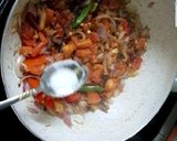 A picture of step 1 of Methi Chicken.