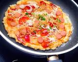 Hình bước làm 2 của món Pizza cơm nguội