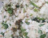 A picture of step 1 of Sabudana potato vada.