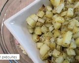 Une image de l'étape 6 de Tarte salée saucisses, pd terre/ Mozarella.
