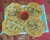 मेथी मसाला लच्छा पराठा (Methi Masala Lachha Paratha recipe in Hindi) रेसिपी चरण 4 फोटो