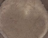 A picture of step 1 of Coconut laddu.