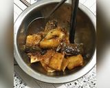 Hình bước làm 2 của món Cá khô lăng phòng chiên ngào giấm đường