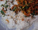 A picture of step 3 of Carrot & Fenugreek leaves paratha.