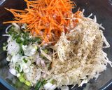 A picture of step 1 of Potato Cabbage Pancakes.