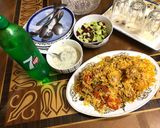 A picture of step 6 of Daigi chicken Biryani.